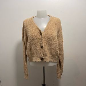Furry cardigan